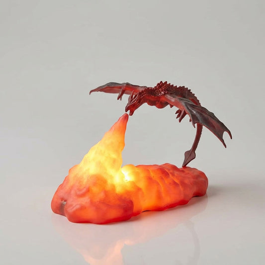 Fire Dragon 3D Lamp with LED Color Changing Light
